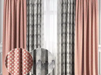 Curtain Set 137 3D model