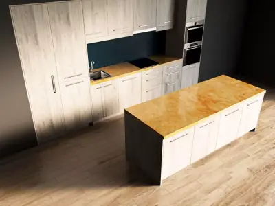 31-Kitchen7 texture 3 3D model
