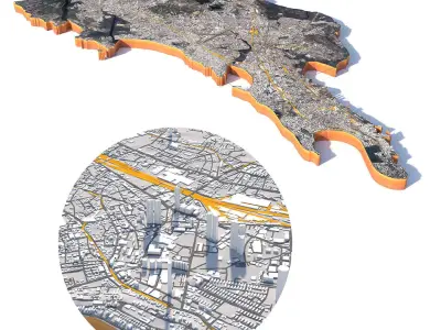 Mumbai City India 3D model
