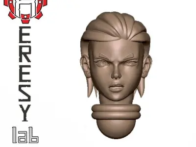 Heresylab - Female Sci-Fi heads for conversions SET 1 of 21 3D print model