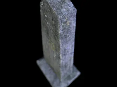 OldGravestone4 gravestone Low-poly 3D model