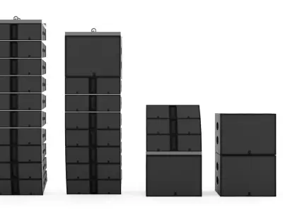 Line Array Sound Systems 3D model
