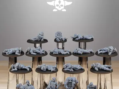 GrimGuard The Fallen 3D print model