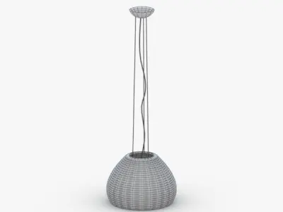 1493 - Hanging Lamp Low-poly 3D model