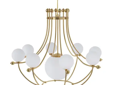 Christophe chandelier sku 24544 by Pikartlights Free 3D model