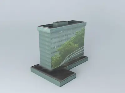 Pensions Benhill 3D model