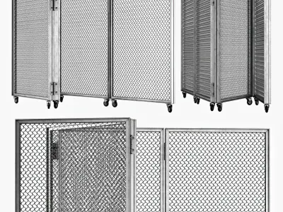 Screen metal 3D model