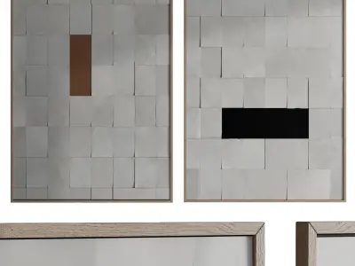 Collection frame 01 3D Model Pack