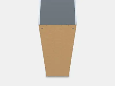 PAX Wardrobe frame 5 Low-poly 3D model