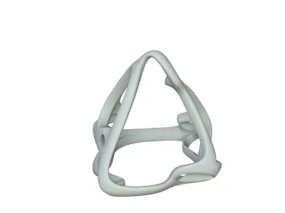 SciFi Cube Object No 61939 Low Poly Shape Low-poly 3D model