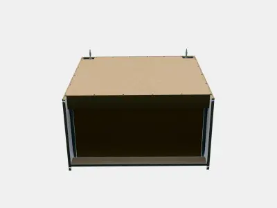 GURSKEN Chest of 3 drawers Low-poly 3D model