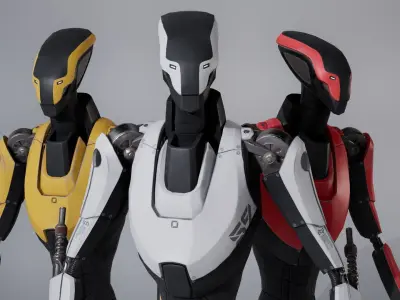 Robot 1 Low-poly 3D model purchase