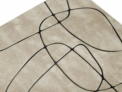 Vtwonen Doodle Rug 3D model