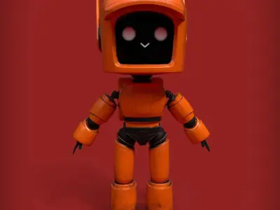  K-VRC Lowpoly 3D Model - Love Death and Robots Low-poly 3D model