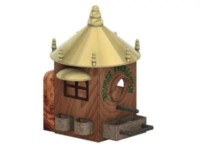Bird House 3  3D print model