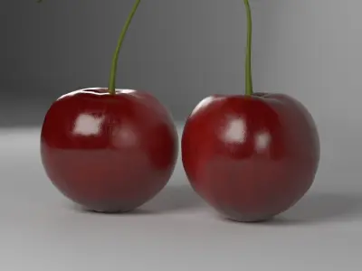 Cherries 3D model