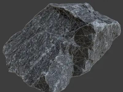 Diana Stone Low-poly 3D model