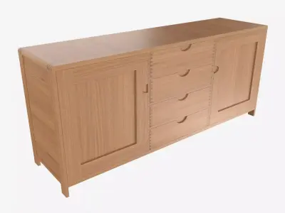 Large Sideboard Ercol Bosco 3D model