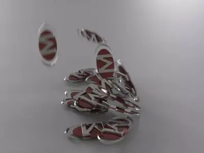 Mendell Logo Test Free 3D model