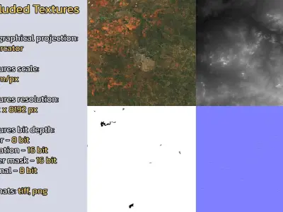 Bloemfontein South Africa City Landscape 3D Model 3D model