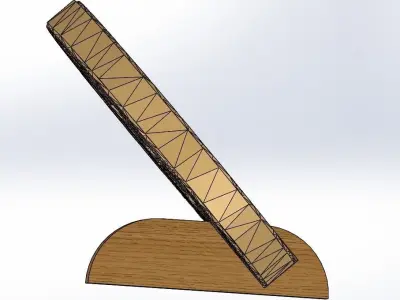 Bitcoin model with stand 3D print model