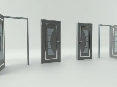 Door sets 13 3D model