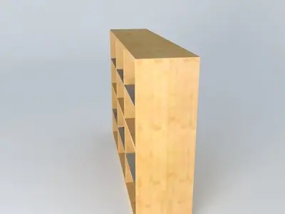 Shelf Cabinet DOORS HREG6FS 12 17 BRW Milano Oak 3D model