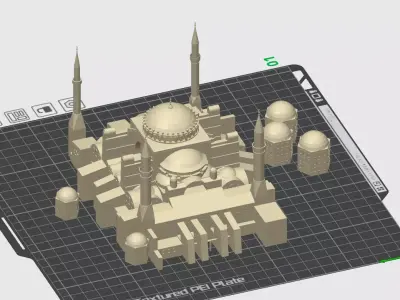 Hagia Sophia Mosque 3D print model