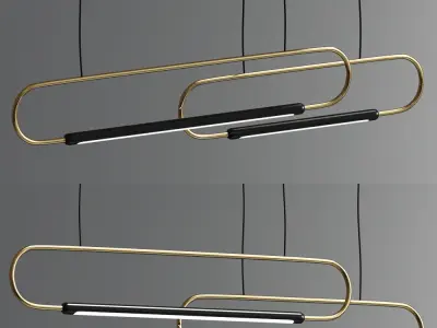 Link Led Pendant Light 3D model