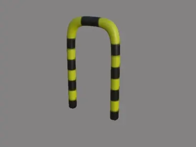 Parking Posts Free 3D model