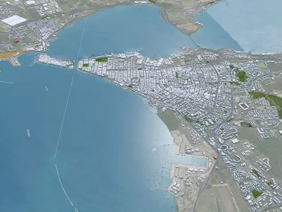 Taranto Italy Low-poly 3D model