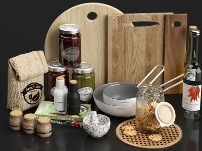 Kitchen Accessories 3D model