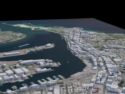 Newcastle - Australia 3D model