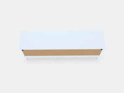 IDANAS TV bench Low-poly 3D model