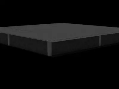 Indoor Parking Garage Low-poly 3D model