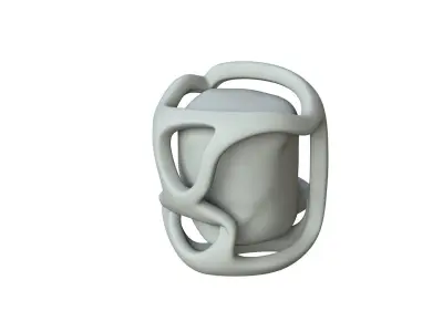 SciFi Shape Object Low Poly 85 Low-poly 3D model