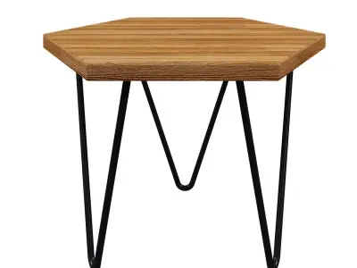 Cor Side table White Label 3D model