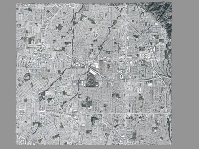 Cityscape Cupertino California United States 3D model