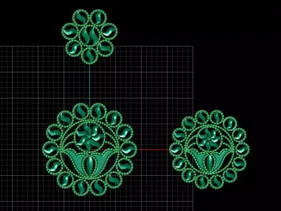 Pendant Set 11 3D print model purchase