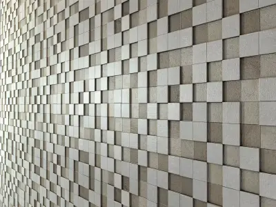 Apavisa Nanoevolution Tile Mosaic 3D model