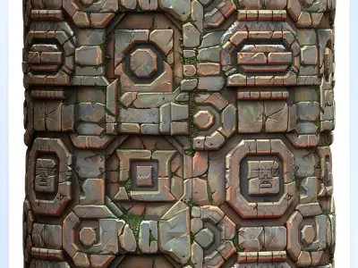 Stylized Wall Seamless Texture Texture