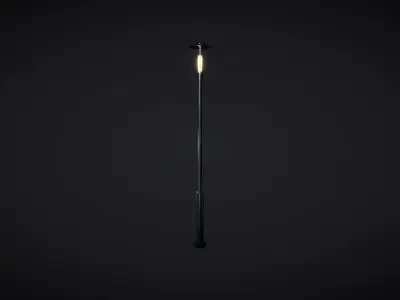 Lamp Post 01 3D model