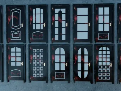 14 DOOR PACK  3D model