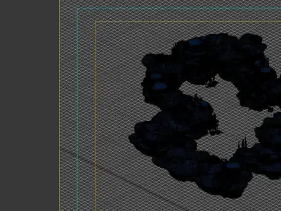 Game Model - Seabed Cliff 2 3D model