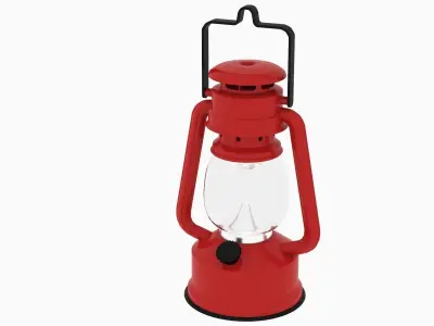 Red Lamp  3D model