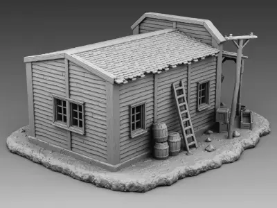 Antique Shop 3D print model