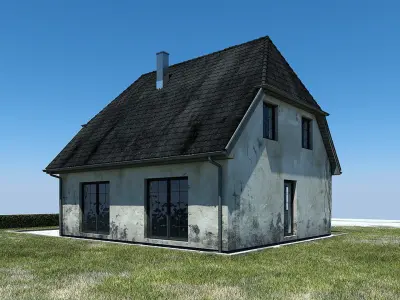 Old Abandoned House 3D model