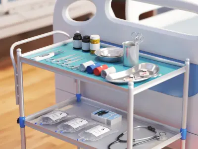  Hospital Room Interior 