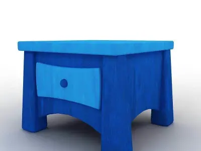 Cartoon Dresser  3D model