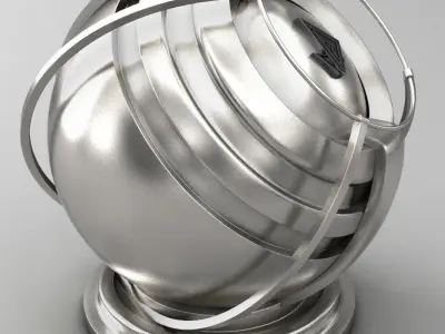 VRAY SHADER---METAL---Rhodium Texture
